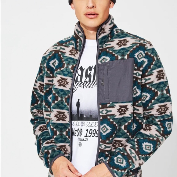 WeSC Aztec Fleece Jacket - Picture 8 of 16